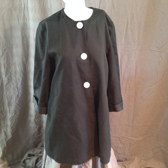 collarless spring coat