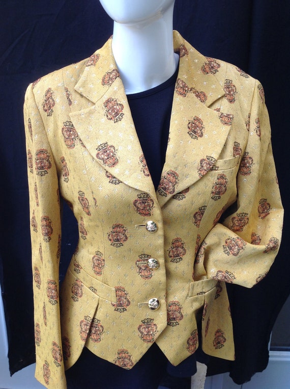 Vintage Vivayou Jacket Chinese Lanterns M Made In Japan Etsy