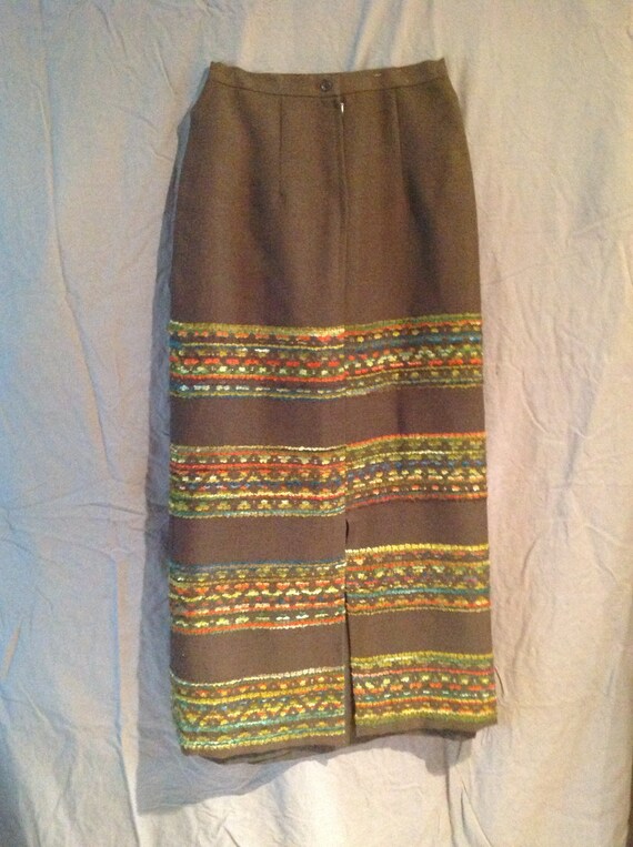 Vintage Wool Maxi Skirt Arola Finland Perfect - image 2