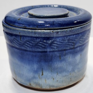 Handmade Ceramic Butter Crock // Butter Keeper // butter dish