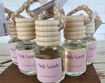 Pink Sands Scent - Bulk Discount - 5 dollar shipping- Car Diffusers - Aromatherapy - Reusable -  Air Refresher - Closet Refresher