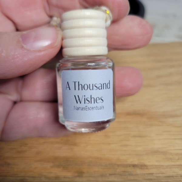 A Thousand Wishes Fragrance - Bulk Discount - 5 dollar shipping- Car Diffusers - Aromatherapy - Reusable -  Air Refresher - Closet Refresher