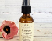 Essential Oil Lavender Peppermint Linen Spray-Sleep Help-Aromatherapy-All Natural-Room Spray-Home Scents-Car Refresher Spray-Home Fragrances