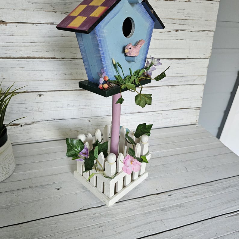 Poteau Mangeoire à Oiseaux Réglable 193 Cm – Support Robuste Pour Nichoir, Station Météo, Déco Jardin