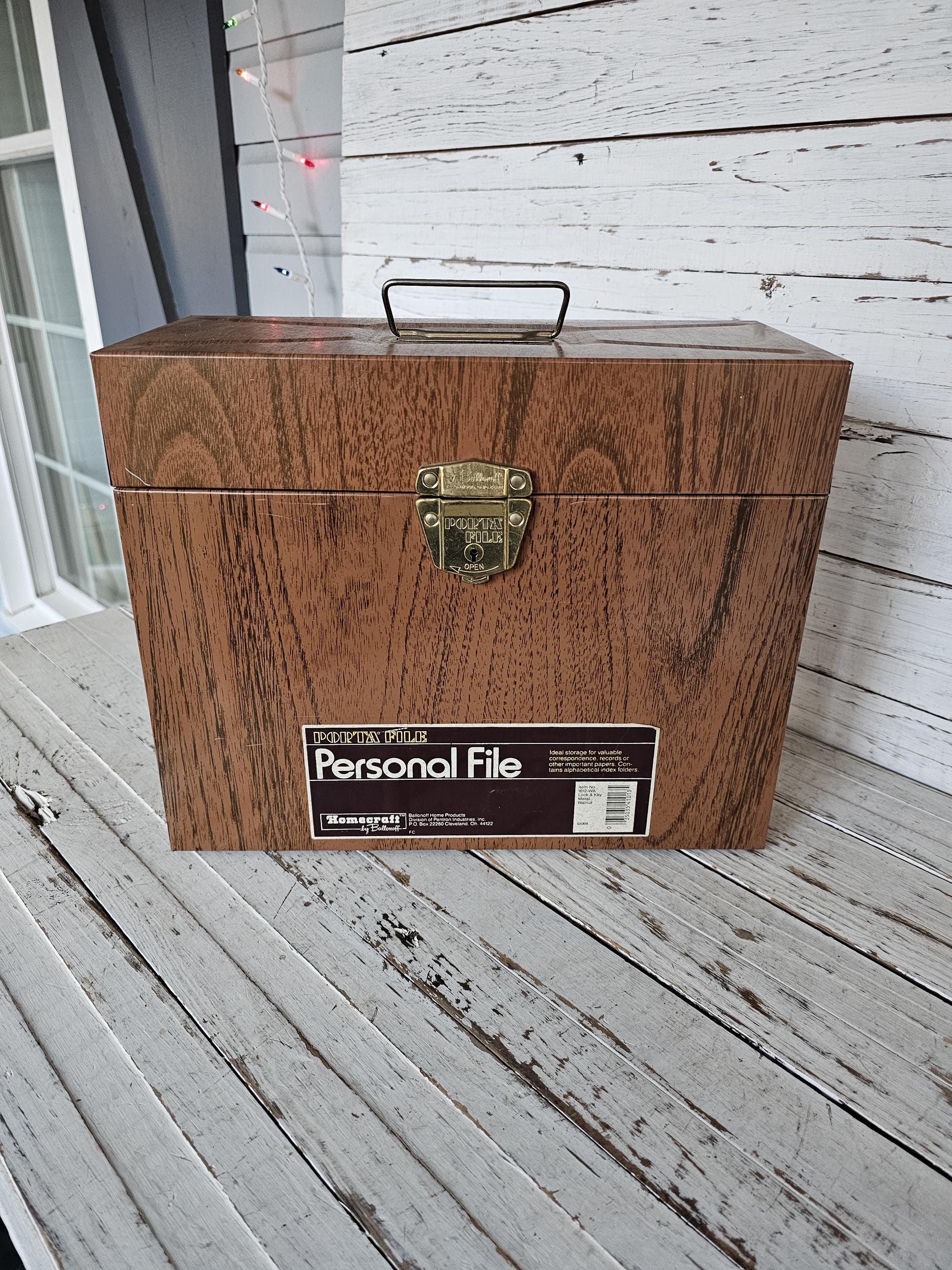 Vintage Letter Storage Box - Etsy
