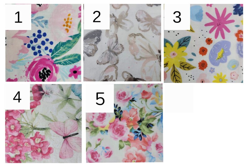 Floral & Butterfly Eye Pillow Patternscotton Flax Seed Yoga Etsy