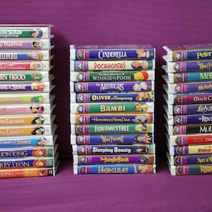 Disney Masterpiece VHS Entire Collection-originals-*rare Lot* the