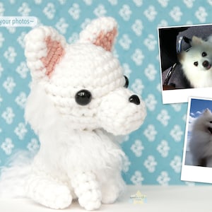 Custom Crochet Plush Dog, amigurumi for dog lover, custom pet dog portrait, dog lover gift, plush pet memorial, personalized dog gift Simple+Extra Fluff