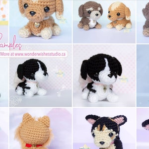 Custom Crochet Plush Dog, amigurumi for dog lover, custom pet dog portrait, dog lover gift, plush pet memorial, personalized dog gift image 10