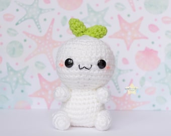 Custom Amigurumi Crochet Plush, seated-style, budding pop, kawaii plushie commission, cute custom order stuffed animal, personalized gifts