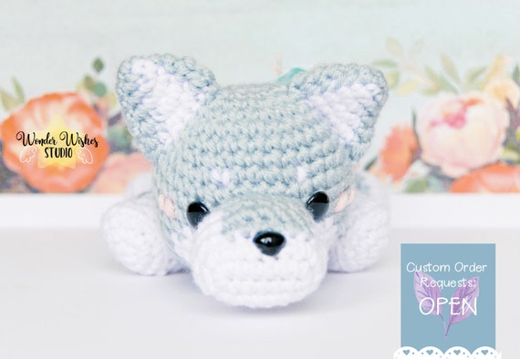 wolf plushie