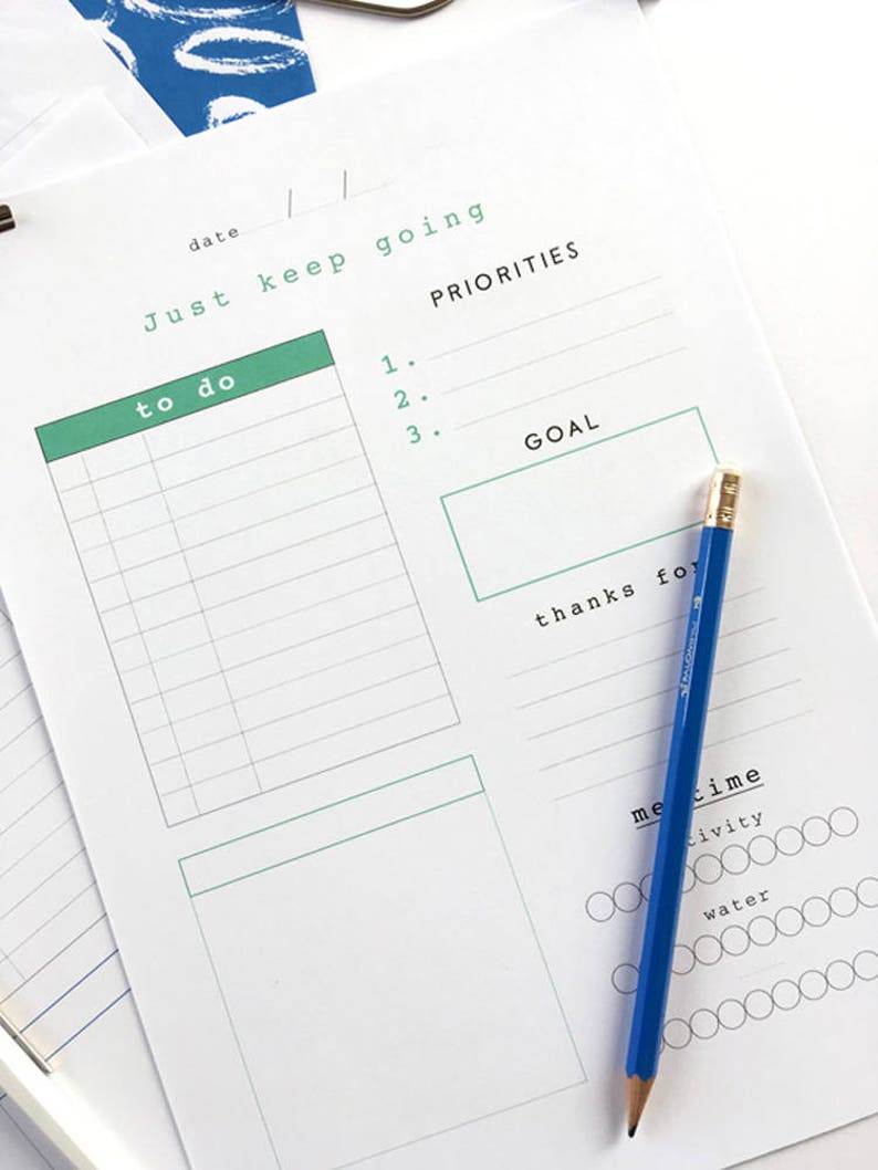 Daily Planner. Positivity Quote. Happy Planner. Printable A4 - Etsy