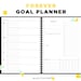 GOAL PLANNER, Goal Setting Printable Planner, A4 and A5 Planner Inserts ...