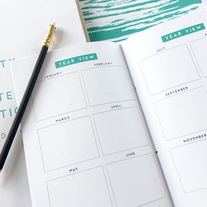 Simple Printable Planner Bundle, Minimalist 2019 Planner, Daily Planner Weekly Planner Pages W ...