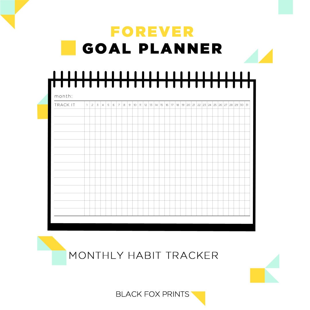 GOAL PLANNER Goal Setting Printable Planner A4 and A5 Etsy