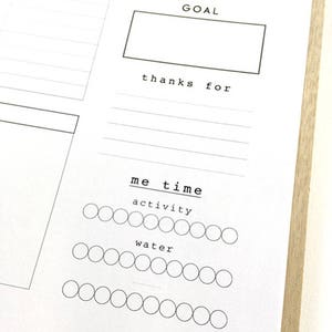 Daily Planner. Positivity Quote. Happy Planner. Printable A4 US Letter ...