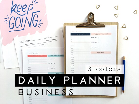 day planner time system forms