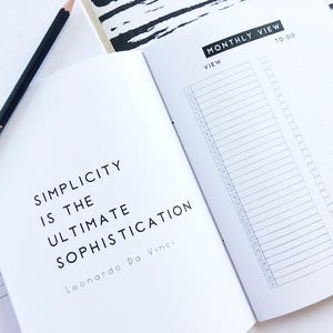 Simple Printable Planner Bundle, Minimalist 2019 Planner, Daily Planner Weekly Planner Pages W ...
