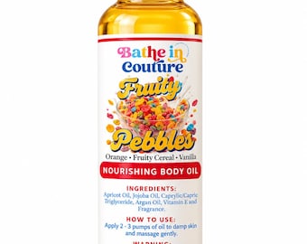 Scented Vanilla Gourmand Body Oil for Her, Vanilla Perfume Oil for Women, Sweet Citrus Fragrance Oils for Body, Self Care Gift 4oz