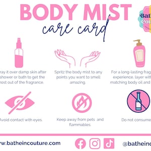 Body Mist How to Use