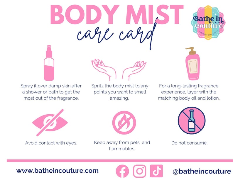 Body Mist How to Use