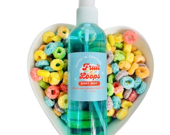 Fruit Loops Körpernebel Müsli Körperspritzer Fruchtiger Körpernebel Geschenk für Frauen Fruit Loops Spray Geschenkset