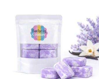 Lavendel Vanilj Duschångare 6-pack, Aromaterapi Duschångare, Lavendel Duschbomber, Avslappnande Spa Duschtabletter, Självvårdspresent
