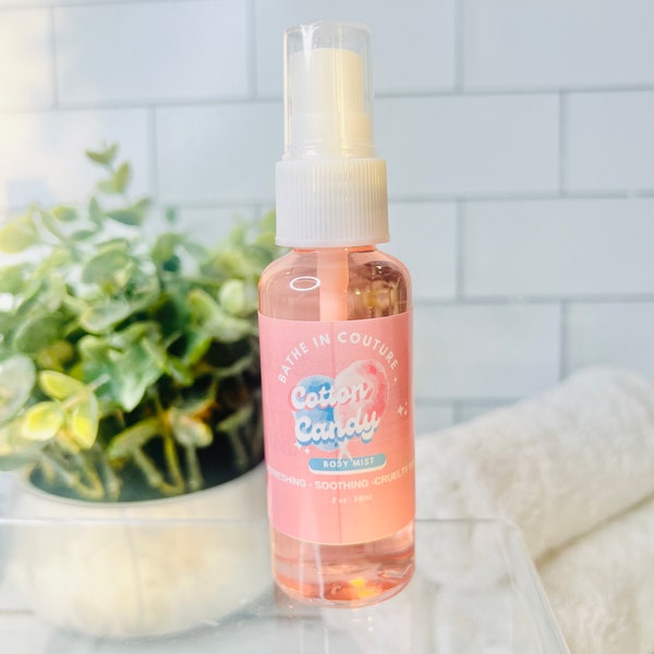 Cotton Candy Body Mist, Body Splash, Body Scent, Sweet Scent, Gift for Her,