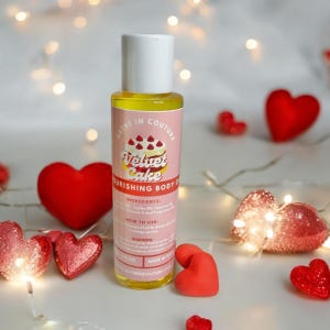 Velvet Cake Body Oil- Sweet Bakery Scented Skincare | Deeply Moisturizing, Vegan, Non-Greasy| Dessert-Inspired Gift for Her
