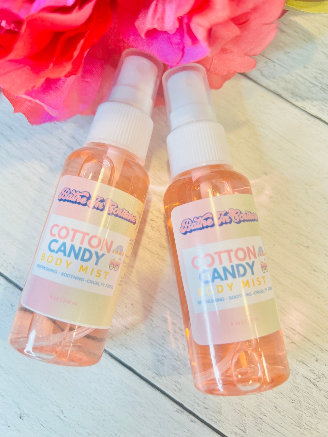 Cotton Candy Body Mist Body Splash Body Scent Sweet Scent Etsy