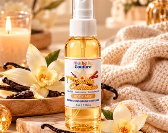 Vanilla Cashmere Body Mist | Vanilla Sandalwood Fragrance Spray | Warm Cozy Body Spray | Women’s Perfume Mist | 2 oz or 4 oz