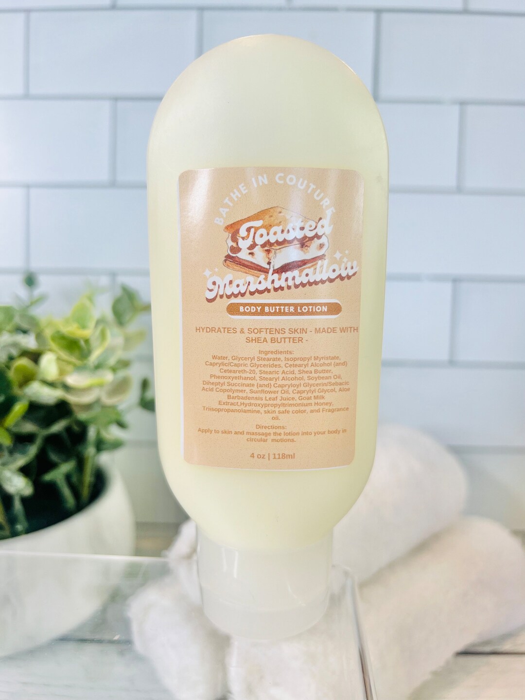Marshmallow Lotion Hand and Body Lotion Body Moisturizer Etsy