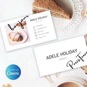 Bearbeitbare Visitenkarten, Immobilien, Fotografie, Small Business, Canva Template, einzigartig, für Ihren Businessplan und Visitenkartenhalter