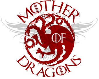 Download Mother of dragons svg | Etsy