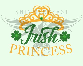 Irish Princess Svg Etsy