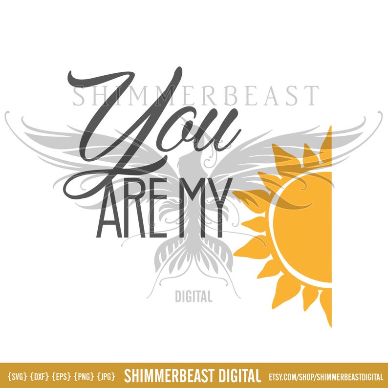 Download Mommy and me SVG You Are My Sunshine SVG matching svg | Etsy