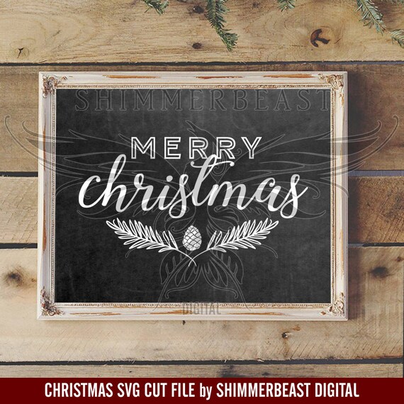 Download Christmas SVG Cut File Merry Christmas svg Farmhouse | Etsy