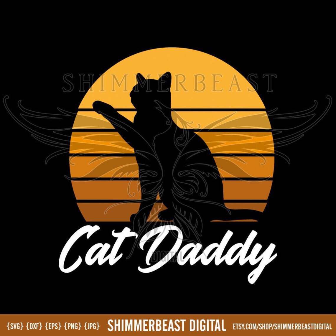 Cat Daddy SVG Cat Dad Svg Cat Svg Cat Lover Svg Best Etsy UK