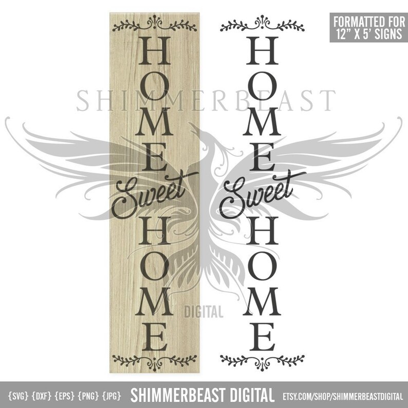 Download Home Sweet Home Porch Sign SVG Señal de porche SVG Señal ...