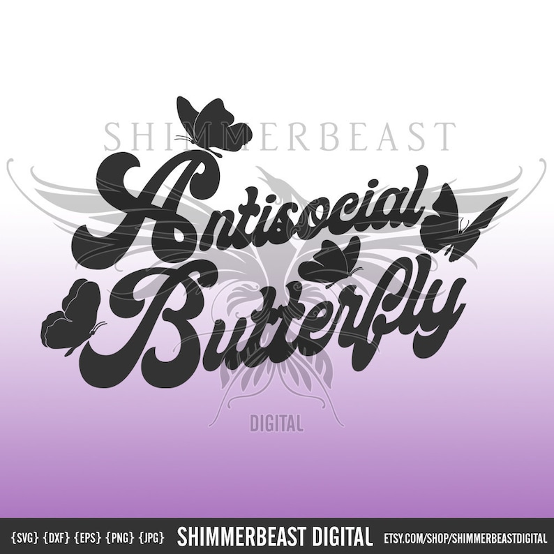 Free Free 243 Antisocial Butterfly Svg SVG PNG EPS DXF File