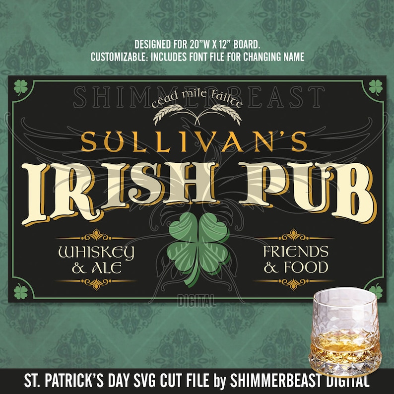 st pattys day irish pub carta