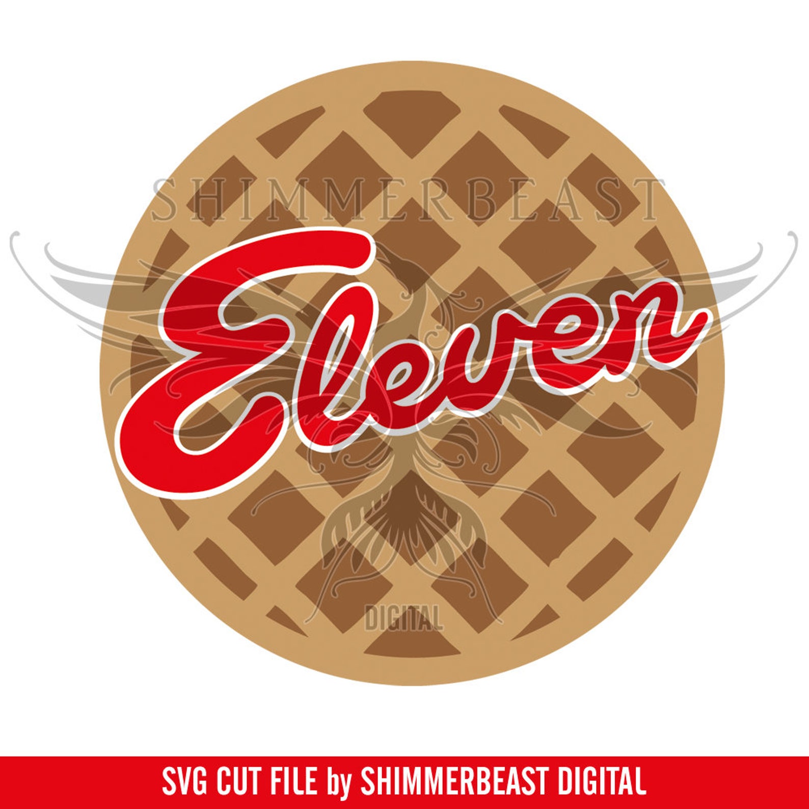 Stranger Things SVG Stranger Things Svg File Eleven Waffle Etsy