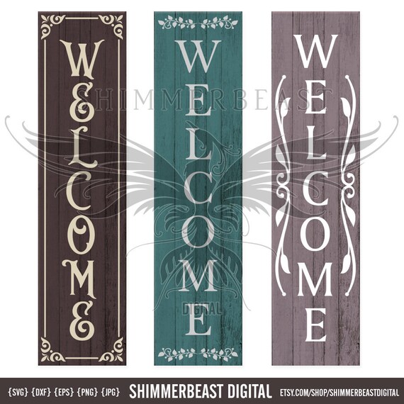 Download Welcome Porch Sign Bundle Svg Porch Sign Bundle Svg Etsy PSD Mockup Templates
