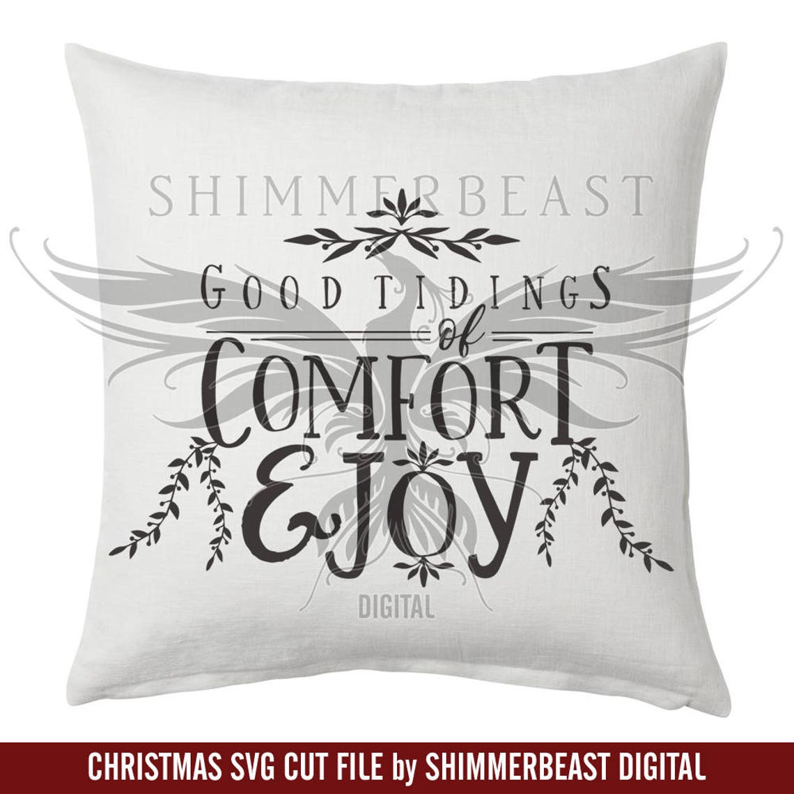Download Christmas SVG Cut File Good Tidings of Comfort & Joy SVG ...