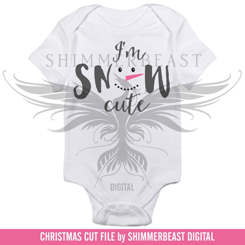 Download Winter SVG Cut File I'm Snow Cute svg Snowman svg | Etsy
