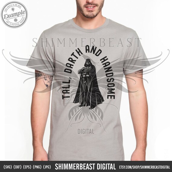tall darth and handsome shirt