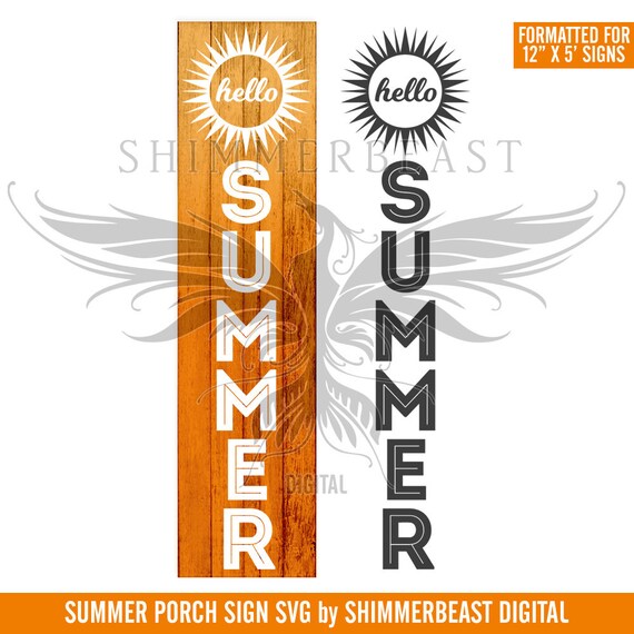 Download Summer Porch Sign Svg Bundle Porch Sign Svg Reversible Etsy