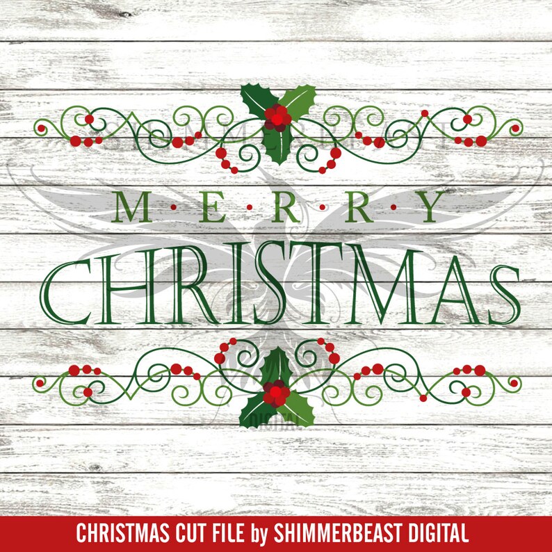 Christmas SVG Cut File Merry Christmas svg Christmas sign ...