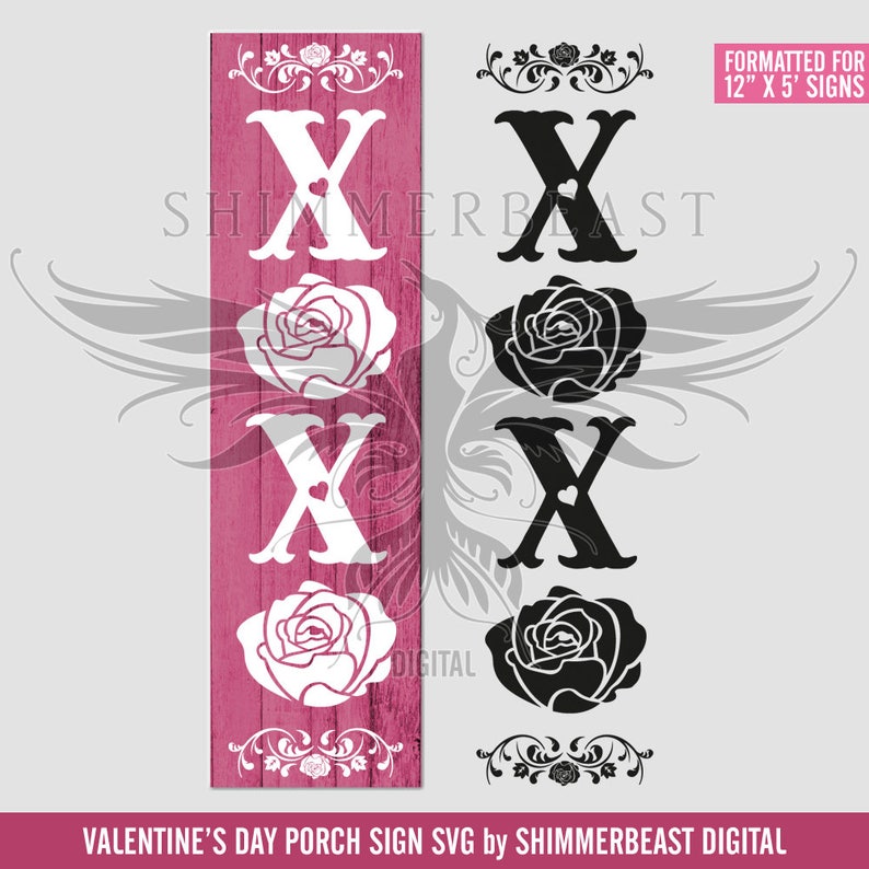 Download Valentine's Day Porch Sign SVG Bundle Porch Sign Bundle | Etsy