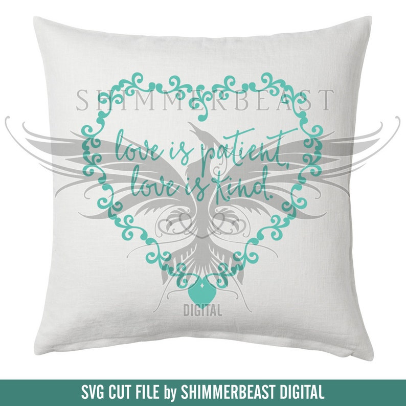 Download Love is Patient Love is Kind SVG Religious svg Valentine ...